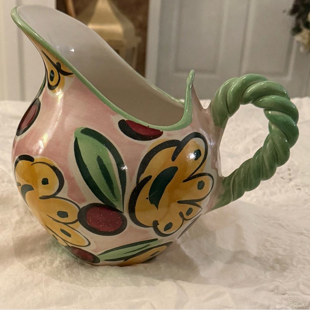 Fioriware Jardinware Pottery Pitcher